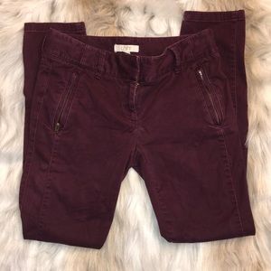 Maroon Loft pants
